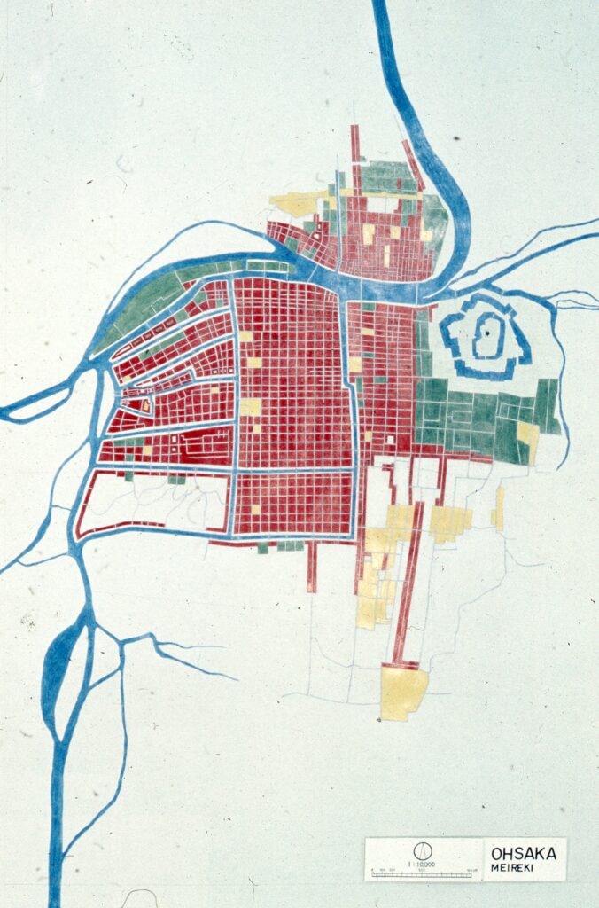 大坂　明暦の絵図